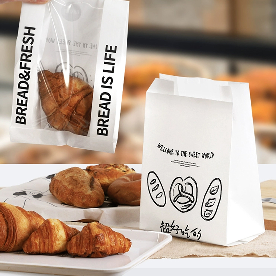 烘焙方底紙袋外帶打包